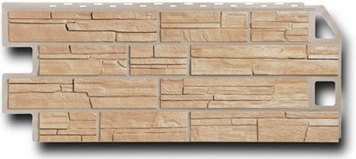 Facade panel FINEBER Coated white slate 1137x470